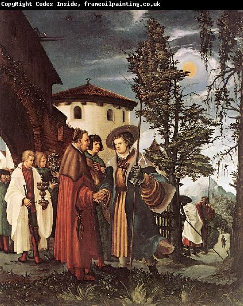 ALTDORFER, Albrecht St Florian Taking Leave of the Monastery